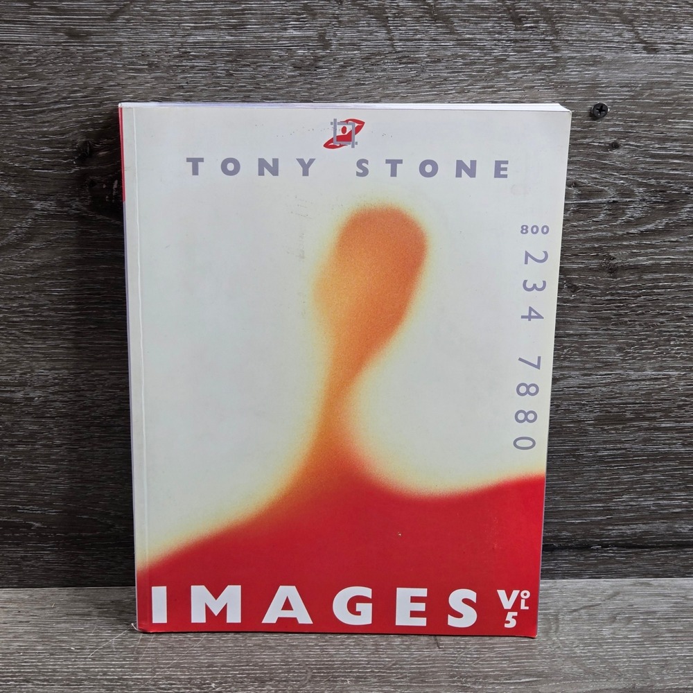 Tony Stone Images Vol 5 Stock Photography Catalog 1993 Softcover Red White